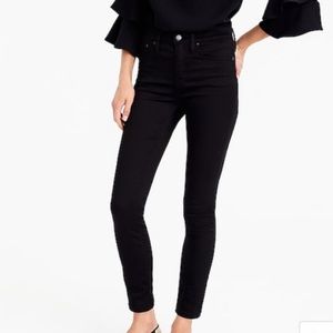 J Crew l Lookout High Rise Skinny Black Jeans